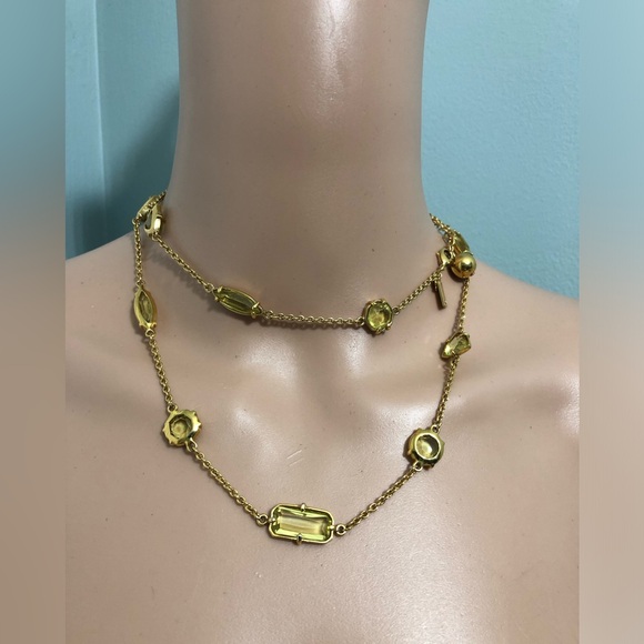 kate spade Jewelry - Kate Spade New York Signature Spade Logo Cut Out Gold Plated 34” Necklace